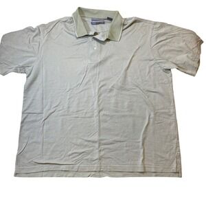 Daniel Cremieux Polo Shirt Striped Golf Casual Short Sleeve Men's Size XL